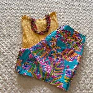 Lilly Pulitzer Sea Blue Summer Haze Shorts